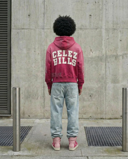 - CELEZ HILLS - HOODIE PINK