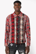 Camisa guapi (Blood Red Patch Flannel)